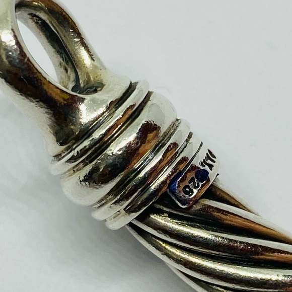 David Yurman Metro Pearl 925 14K Bracelet 7mm pearl  6.75 - Picture 11 of 11